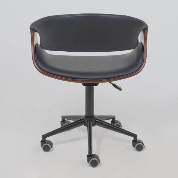 Изображение товара Кресло офисное AksHome Angara (экокожа, черный/черный)