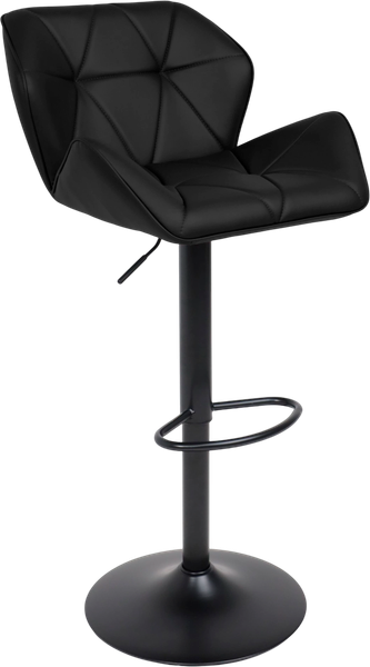 Изображение товара Стул барный AksHome Berlin GB Pegaso (черная экокожа/черный)