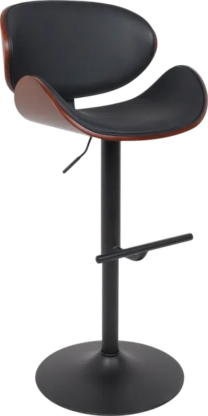 Изображение товара Стул барный AksHome Rocker (экокожа, черный/черный)