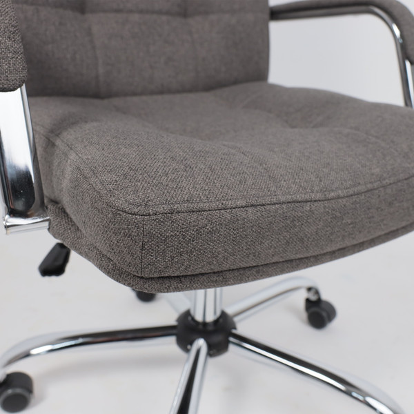 Изображение товара Кресло офисное AksHome Брест 1 (ткань Jazz 06 серый)
