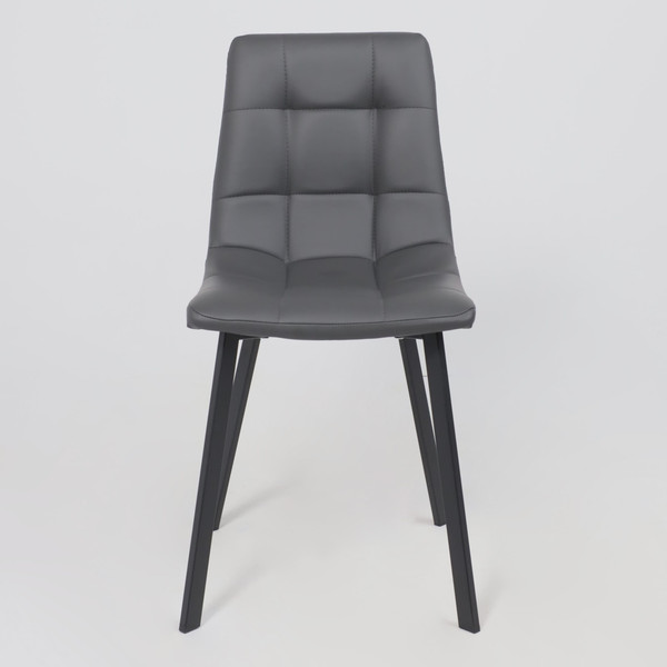 Изображение товара Стул AksHome Рой (темно-серый экокожа/черный)