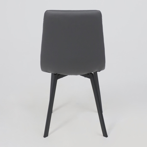 Изображение товара Стул AksHome Рой (темно-серый экокожа/черный)