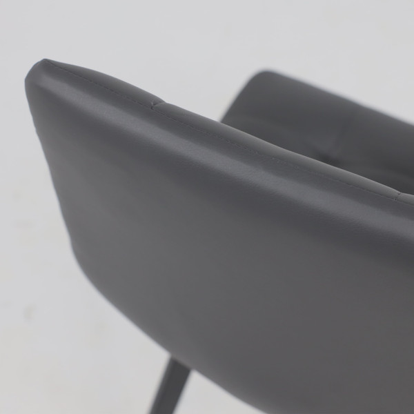 Изображение товара Стул AksHome Рой (темно-серый экокожа/черный)