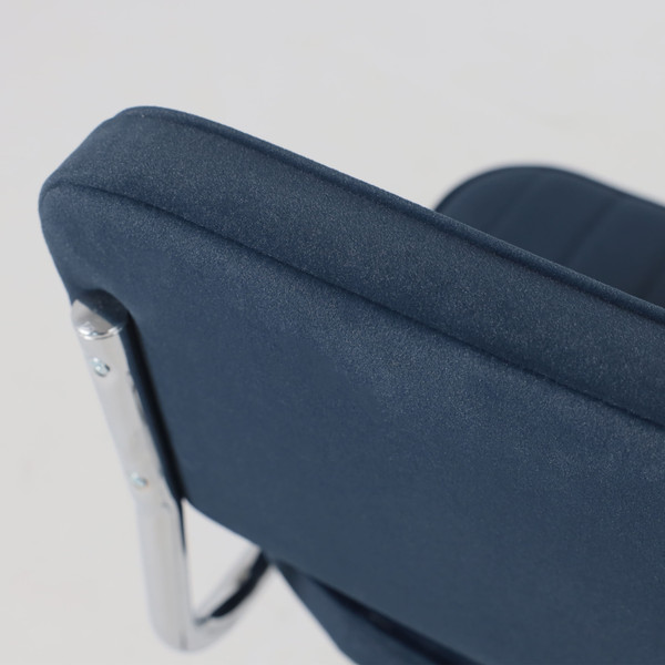 Изображение товара Стул офисный AksHome Славия Люкс Kiton 707 (синий велюр/хром)