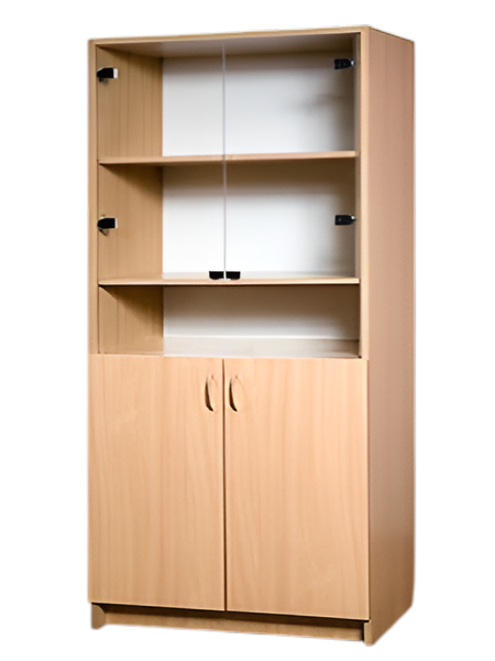 Изображение товара Шкаф с витриной Поставымебель ШКЛУ-03с