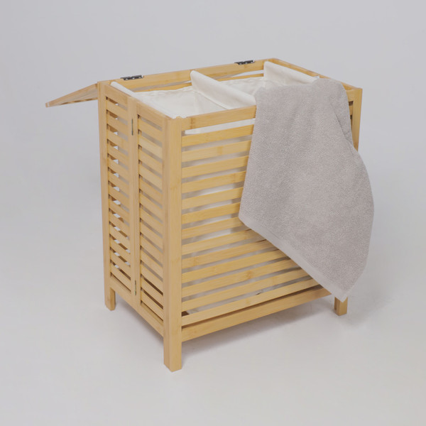 Изображение товара Корзина для белья AksHome Lily 4 (бамбук)