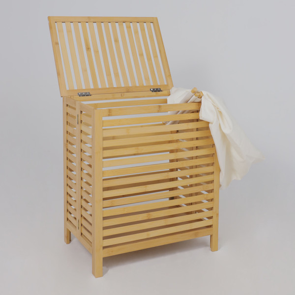 Изображение товара Корзина для белья AksHome Lily 4 (бамбук)