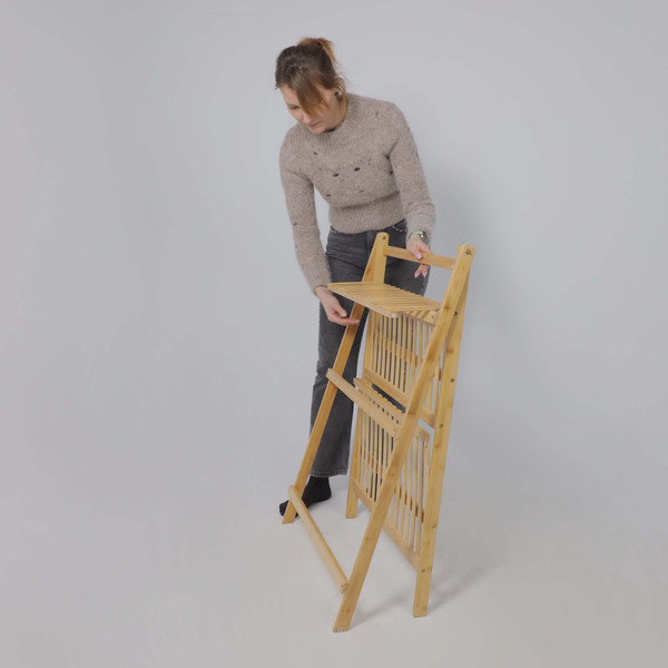 Изображение товара Стойка для цветов AksHome Iris 4 (бамбук)