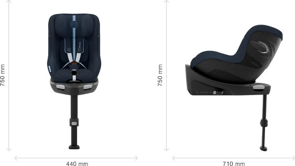Изображение товара Автокресло Cybex Sirona Gi i-Size&Base Plus / 524001459 (Ocean Blue)