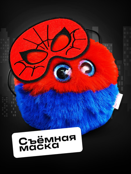 Изображение товара Мягкая игрушка Happy Valley Лупоглазики. Плюшевые мстители. Спайди-пух / 10780048