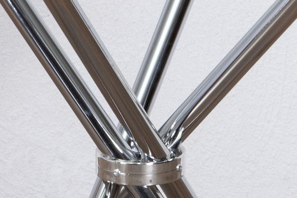 Изображение товара Обеденный стол AksHome Selia 800x760x8мм (стекло/хром)