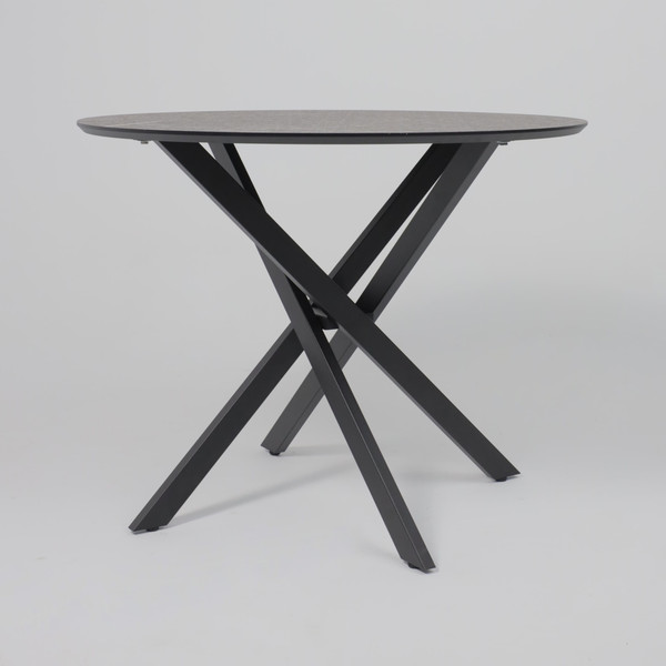 Изображение товара Обеденный стол Аврора Мехико (камень черный/черный матовый)