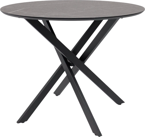Изображение товара Обеденный стол Аврора Мехико (камень черный/черный матовый)