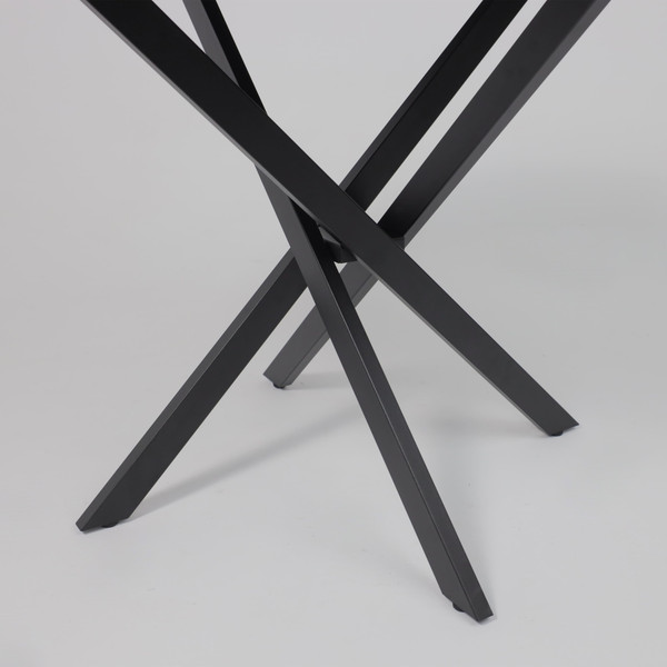 Изображение товара Обеденный стол Аврора Мехико (камень черный/черный матовый)