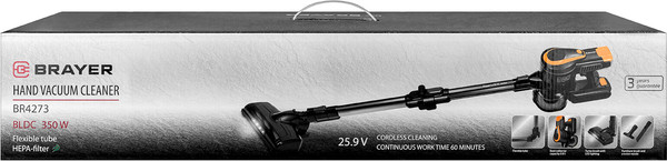 Изображение товара Вертикальный пылесос Brayer BR4273