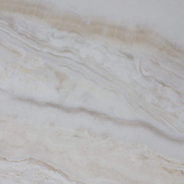 Изображение товара Обеденный стол Аврора Раунд (камень белый Elyt pulido/черный матовый)