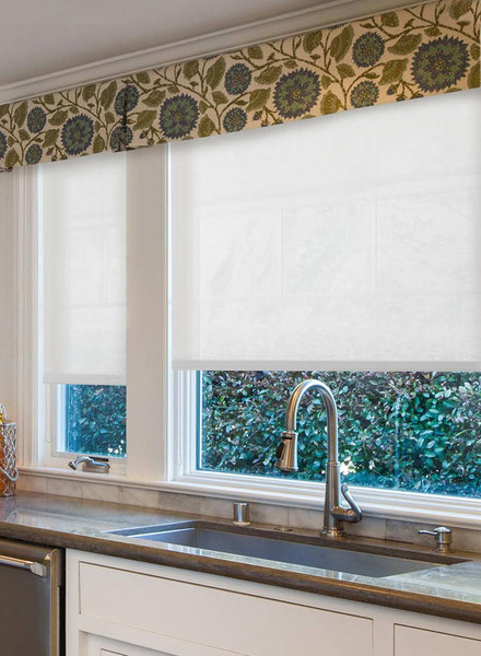 Изображение товара Рулонная штора Delfa Сантайм Уни СРШ-03Д120 (120x170, белый)