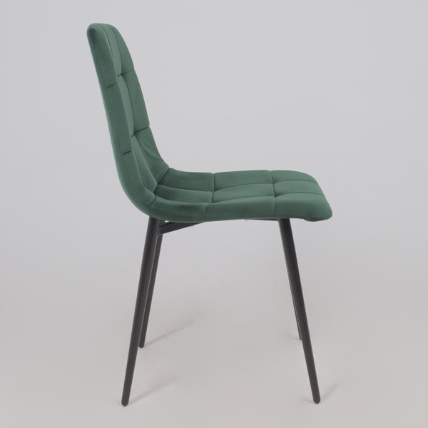 Изображение товара Стул Алвест AV 406-N (зеленый бархат Confetti deep forest/черный)