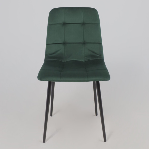 Изображение товара Стул Алвест AV 406-N (зеленый бархат Confetti deep forest/черный)