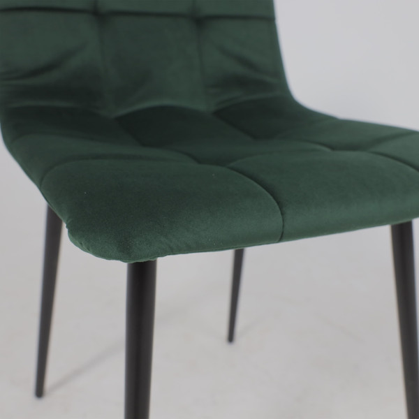Изображение товара Стул Алвест AV 406-N (зеленый бархат Confetti deep forest/черный)