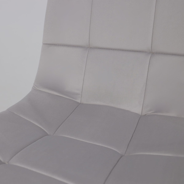 Изображение товара Стул Алвест AV 406-N (светло-серый бархат H-09/черный)