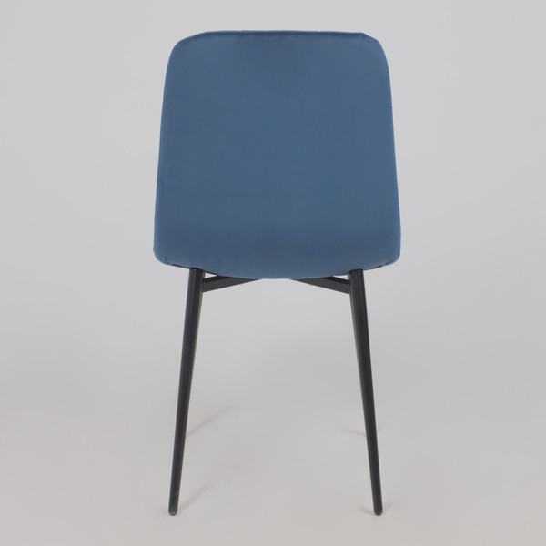 Изображение товара Стул Алвест AV 406-N (синий бархат Confetti deep ocean/черный)