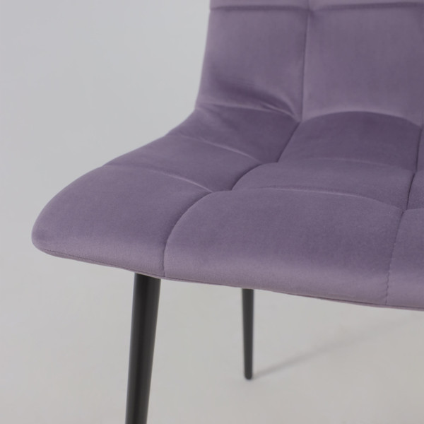 Изображение товара Стул Алвест AV 406-N (сливовый бархат Confetti plum/черный)