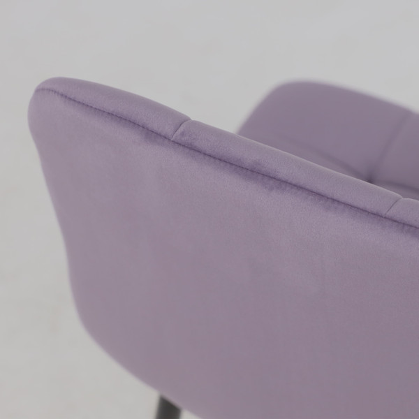 Изображение товара Стул Алвест AV 406-N (сливовый бархат Confetti plum/черный)