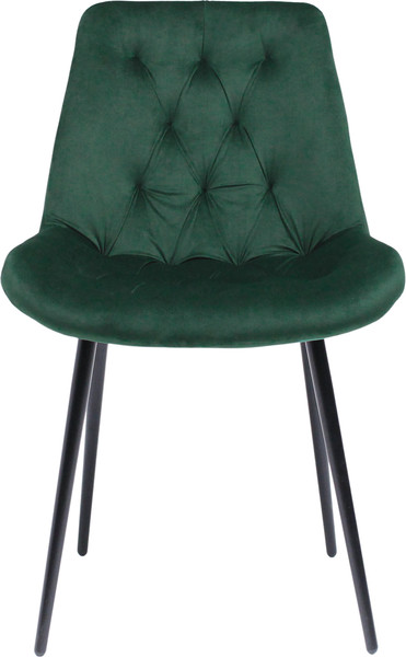 Изображение товара Стул Алвест AV 435 (зеленый бархат Confetti deep forest/черный)