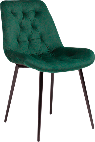 Изображение товара Стул Алвест AV 435 (зеленый бархат Confetti deep forest/черный)