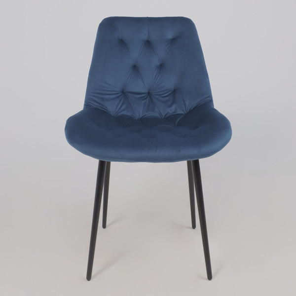 Изображение товара Стул Алвест AV 435 (синий бархат Confetti deep ocean/черный)