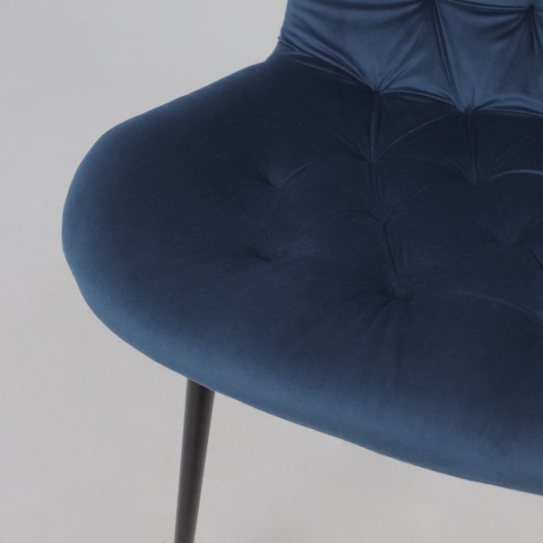Изображение товара Стул Алвест AV 435 (синий бархат Confetti deep ocean/черный)