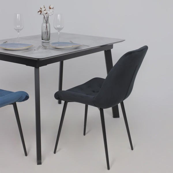 Изображение товара Стул Алвест AV 435 (черный бархат H-75/черный)