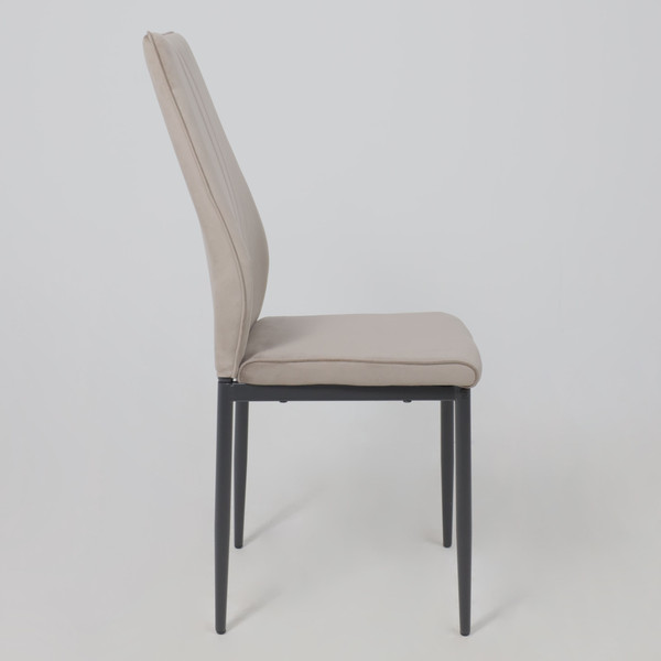 Изображение товара Стул AksHome Oreo (серо-бежевый велюр HLR-9/черный)