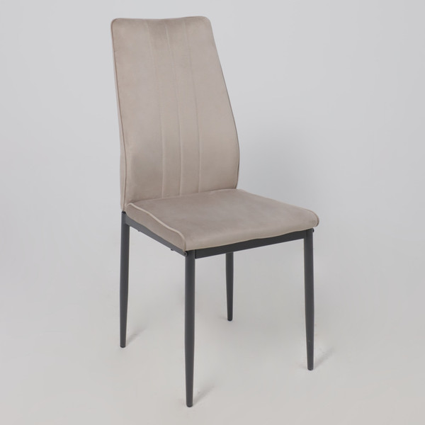 Изображение товара Стул AksHome Oreo (серо-бежевый велюр HLR-9/черный)