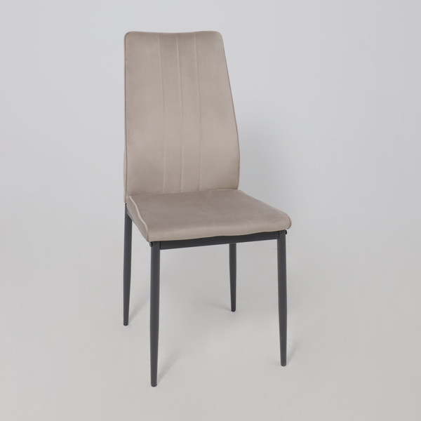 Изображение товара Стул AksHome Oreo (серо-бежевый велюр HLR-9/черный)