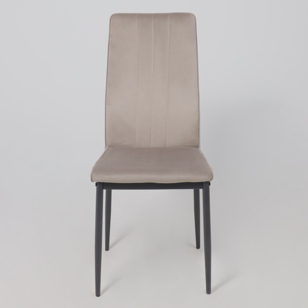 Изображение товара Стул AksHome Oreo (серо-бежевый велюр HLR-9/черный)