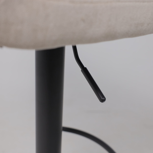 Изображение товара Стул барный AksHome Logos (бежевый шенилл Ote Canna 170/черный)