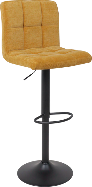 Изображение товара Стул барный AksHome Logos (горчичный шенилл Ote Canna 273/черный)
