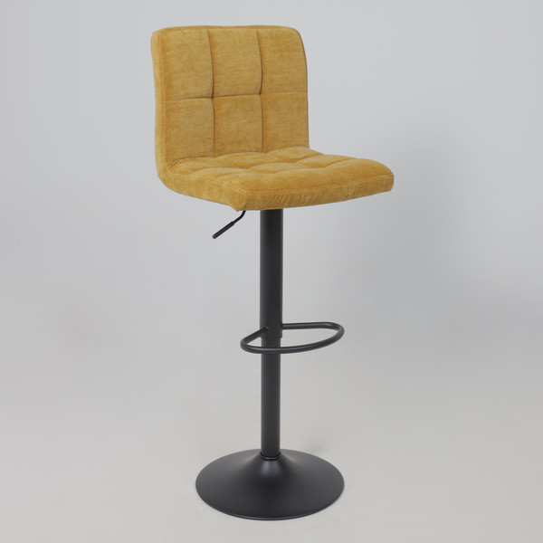 Изображение товара Стул барный AksHome Logos (горчичный шенилл Ote Canna 273/черный)