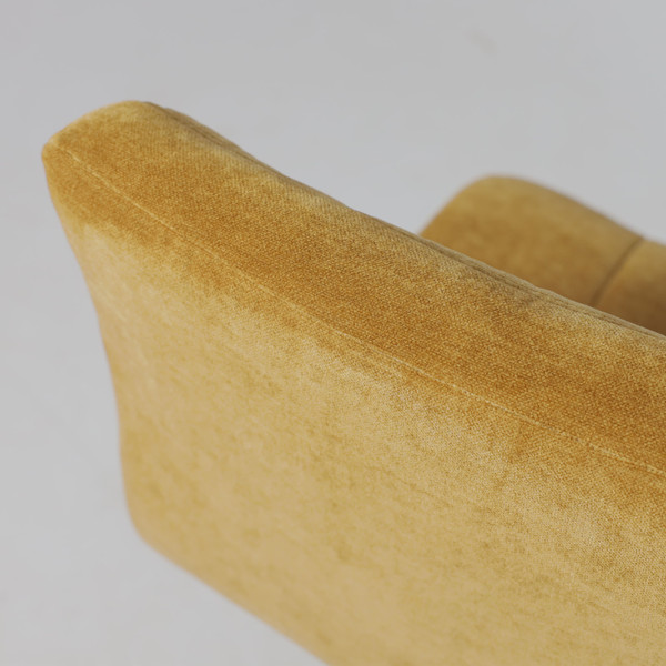 Изображение товара Стул барный AksHome Logos (горчичный шенилл Ote Canna 273/черный)