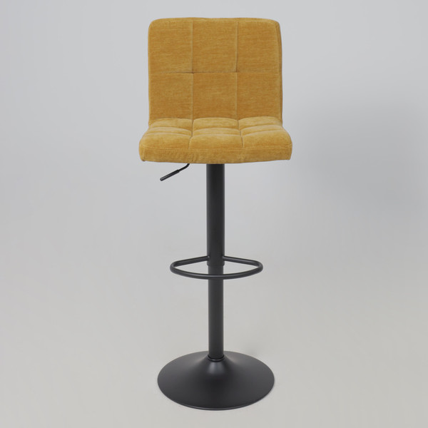 Изображение товара Стул барный AksHome Logos (горчичный шенилл Ote Canna 273/черный)