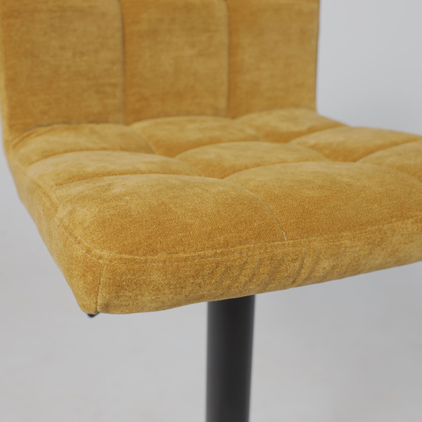 Изображение товара Стул барный AksHome Logos (горчичный шенилл Ote Canna 273/черный)