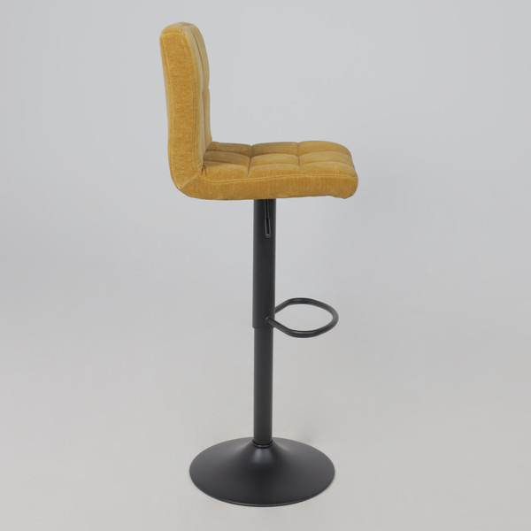Изображение товара Стул барный AksHome Logos (горчичный шенилл Ote Canna 273/черный)