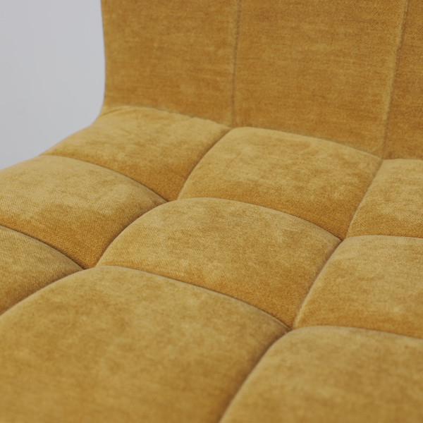 Изображение товара Стул барный AksHome Logos (горчичный шенилл Ote Canna 273/черный)