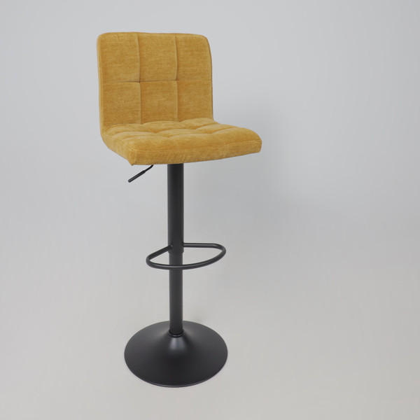 Изображение товара Стул барный AksHome Logos (горчичный шенилл Ote Canna 273/черный)