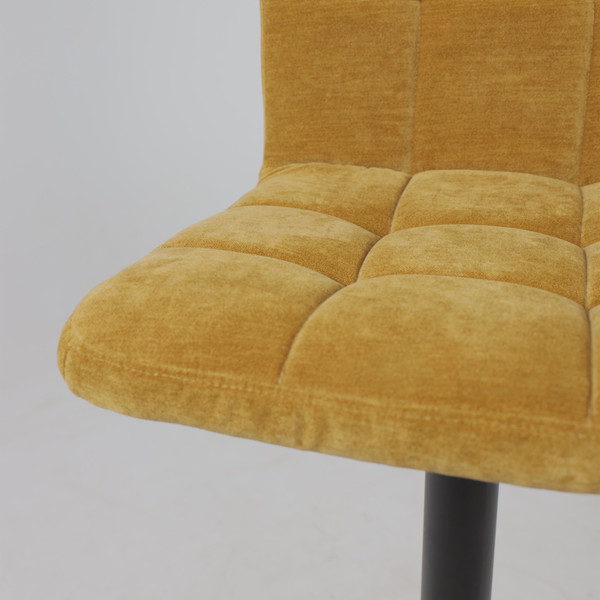 Изображение товара Стул барный AksHome Logos (горчичный шенилл Ote Canna 273/черный)