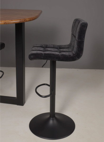 Изображение товара Стул барный AksHome Logos (черный шенилл Ote Canna 460/черный)