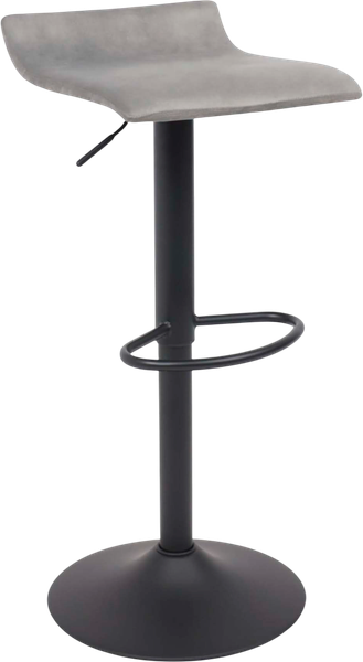 Изображение товара Стул барный AksHome Slim (серый велюр 8167-54/черный)
