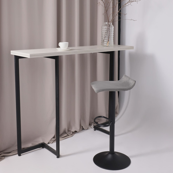 Изображение товара Стул барный AksHome Slim (серый велюр 8167-54/черный)